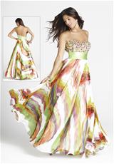 2012 Blush Prom Dresses 5006.  Available in White/Multi